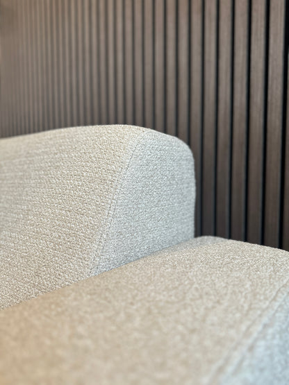 beige sample bank in nieuwstaat, 226x90 cm
