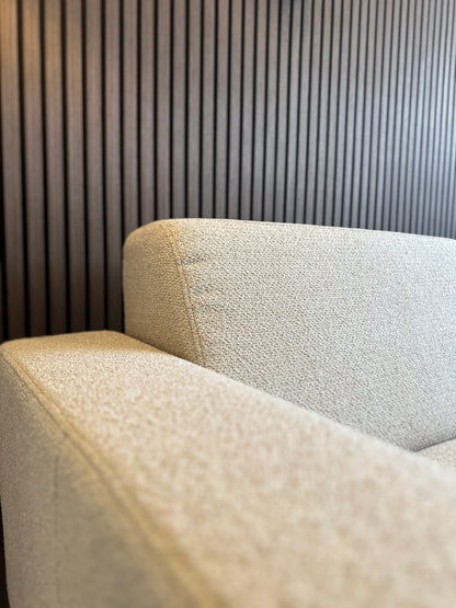 beige sample bank in nieuwstaat, 226x90 cm