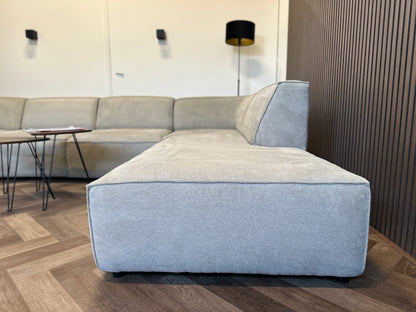 Taupe U-bank 370x255/170cm
