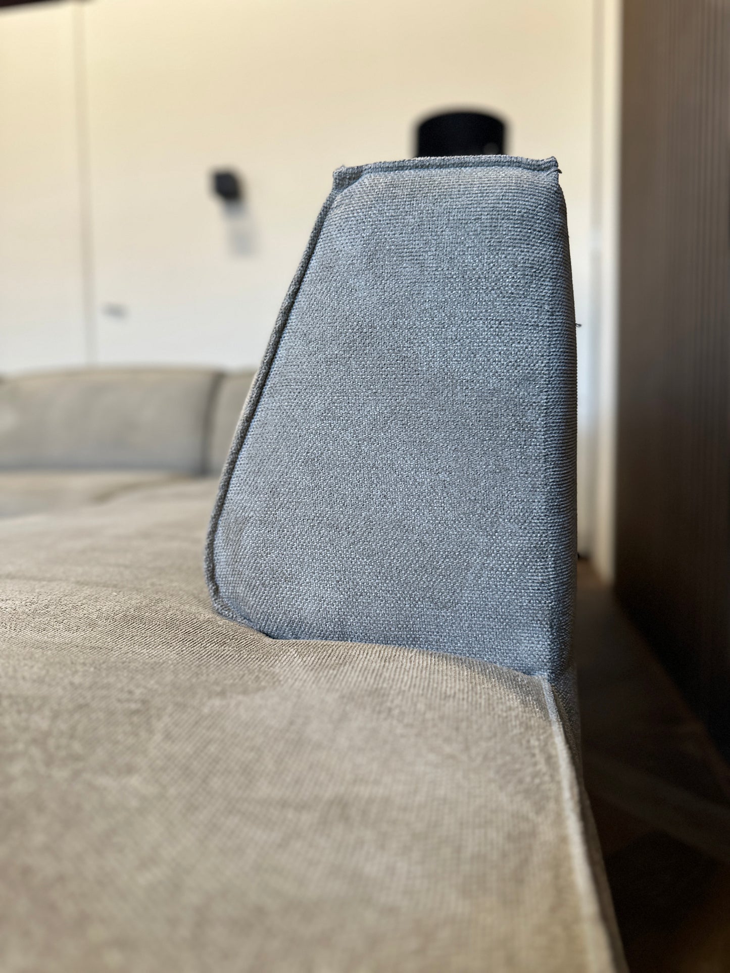 Taupe U-bank 370x255/170cm