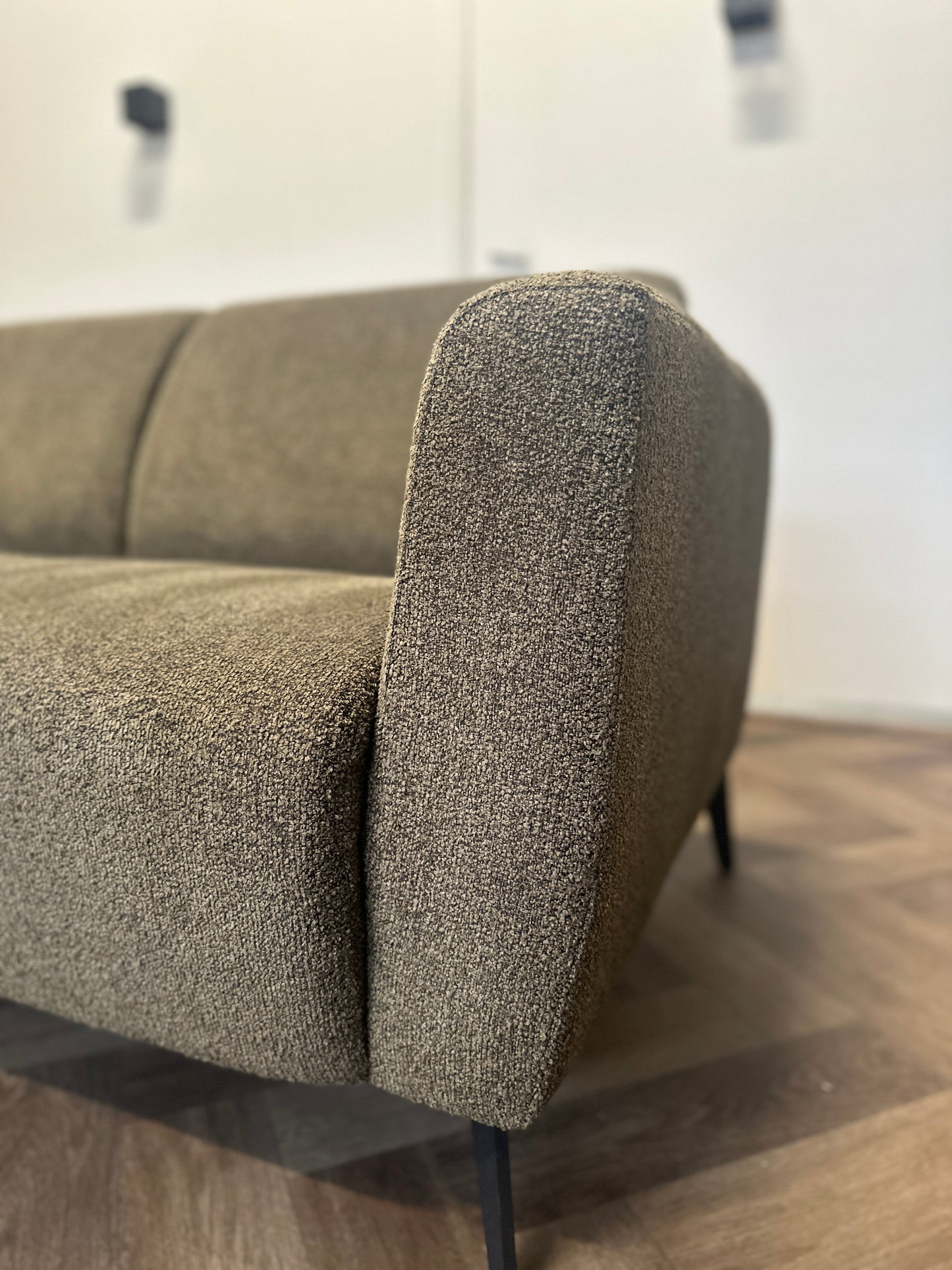 Groene hoekbank 246x210cm