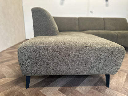 Groene hoekbank 246x210cm