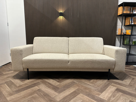 beige sample bank in nieuwstaat, 226x90 cm