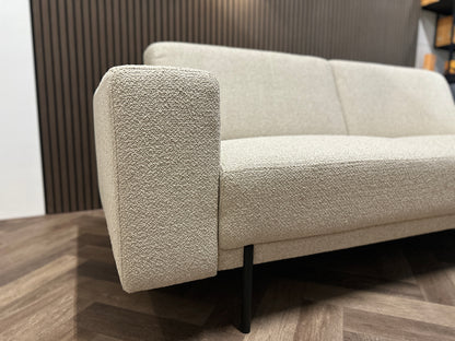 beige sample bank in nieuwstaat, 226x90 cm