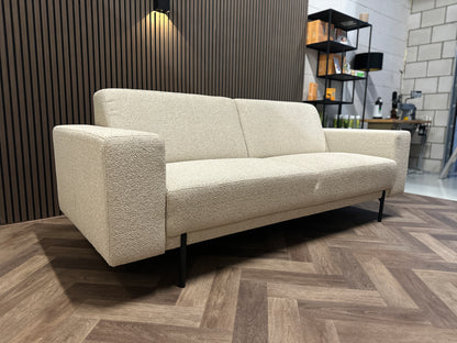 beige sample bank in nieuwstaat, 226x90 cm