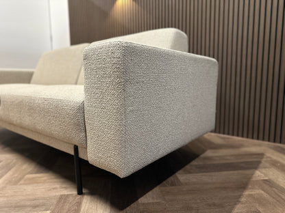 beige sample bank in nieuwstaat, 226x90 cm