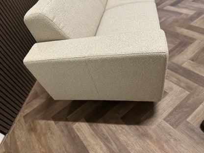 beige sample bank in nieuwstaat, 226x90 cm