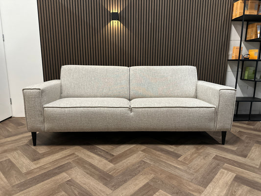 grijze sample bank in nieuwstaat, 220x88 cm