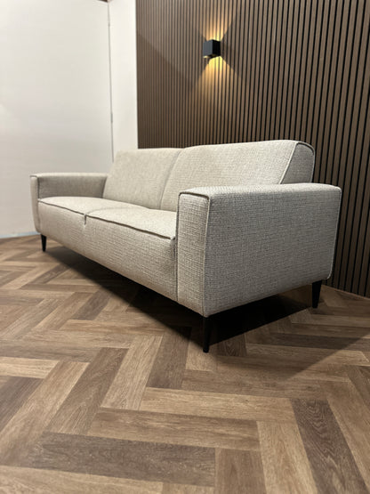 grijze sample bank in nieuwstaat, 220x88 cm
