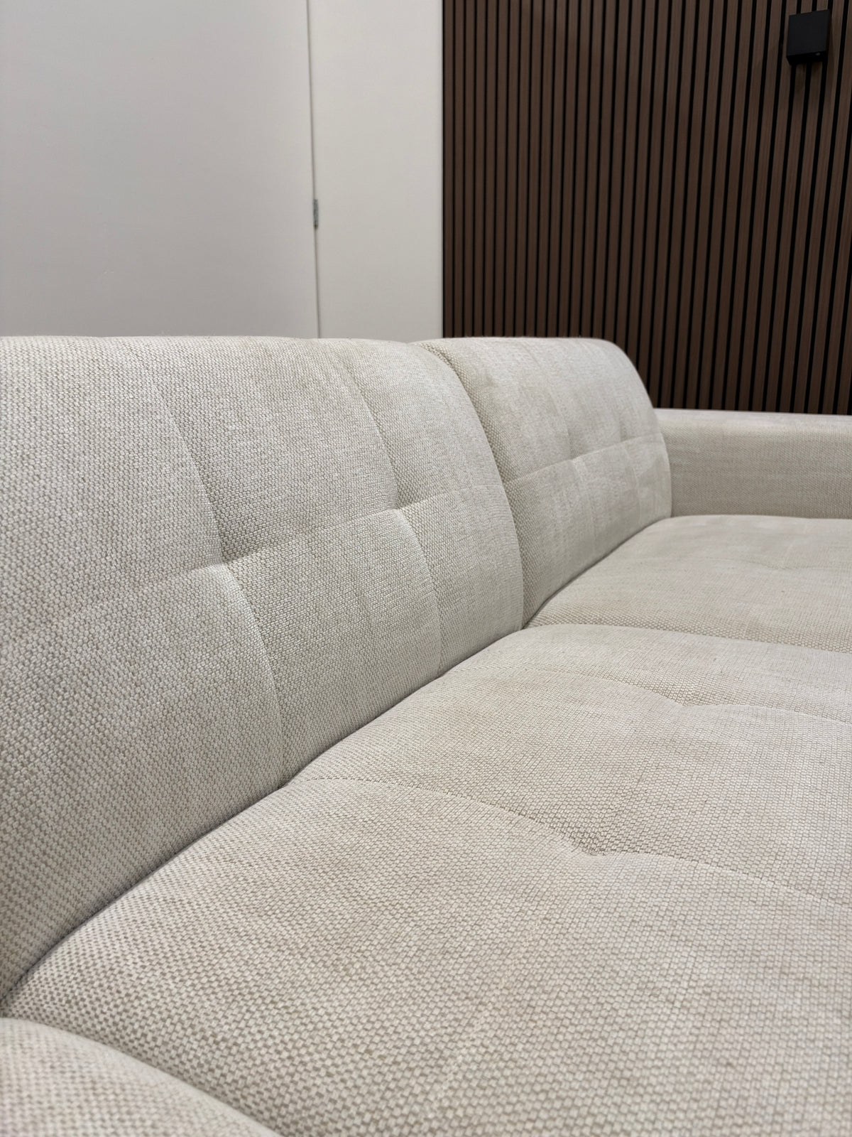 Hoekbank beige/crème 310x160cm