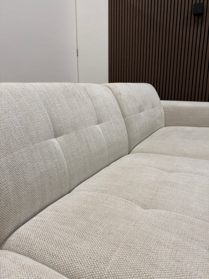 Hoekbank beige/crème 310x160cm