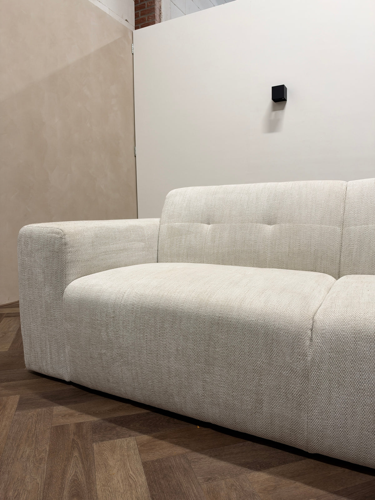 Hoekbank beige/crème 310x160cm