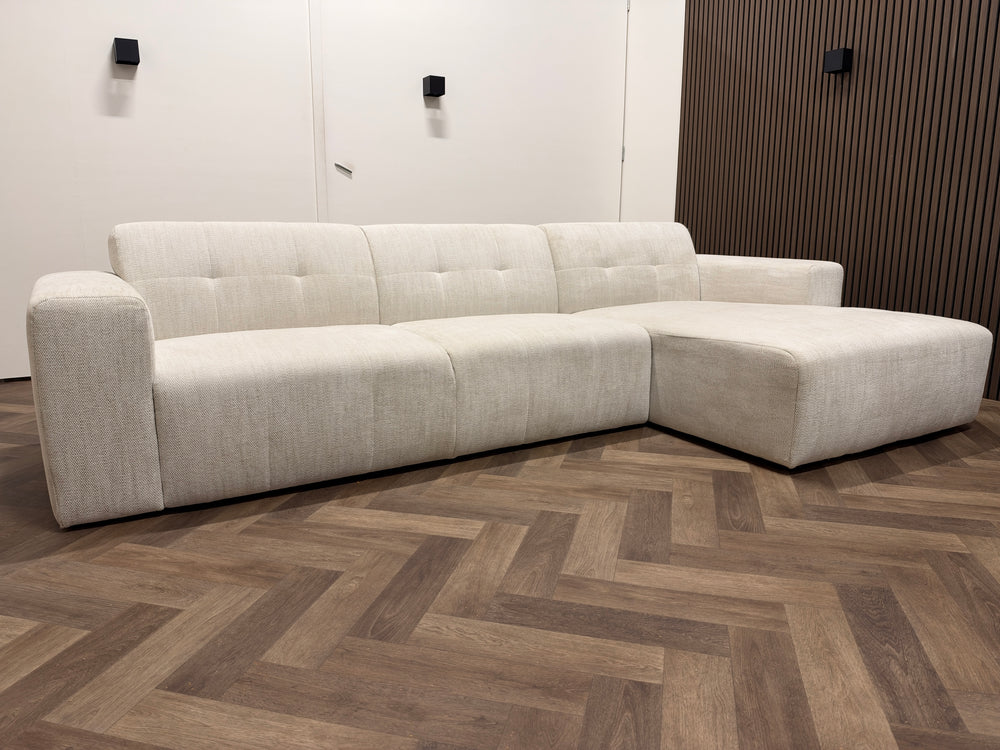 Hoekbank beige/crème 310x160cm