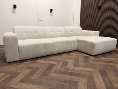 Hoekbank beige/crème 310x160cm