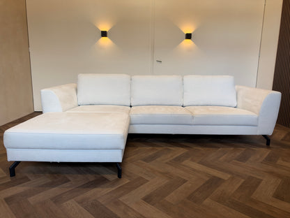Witte hoekbank 290x184cm