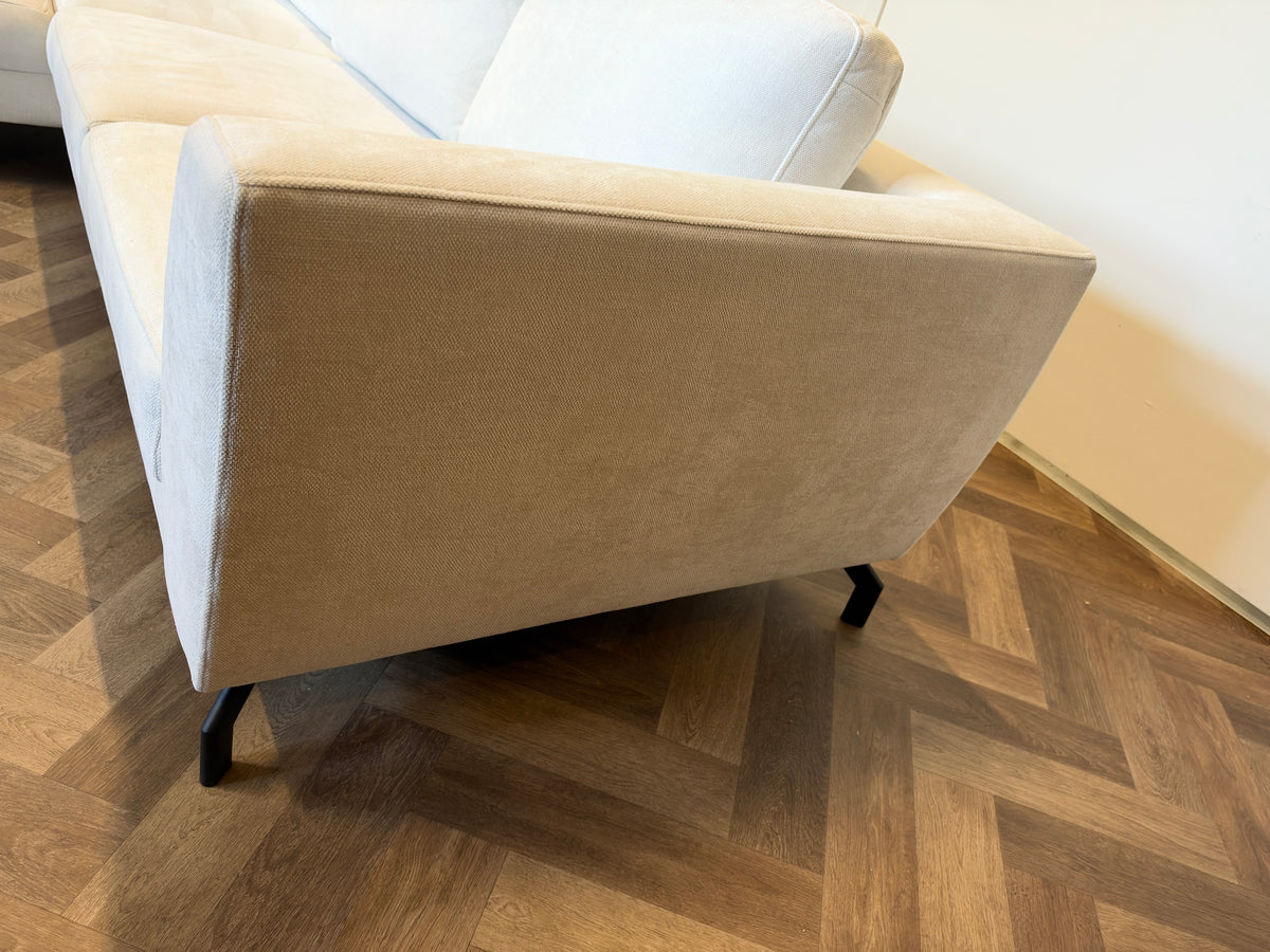 Witte hoekbank 290x184cm
