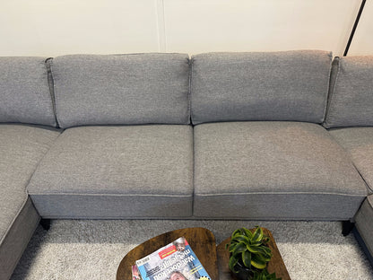 Grijs gemeleerde U-bank