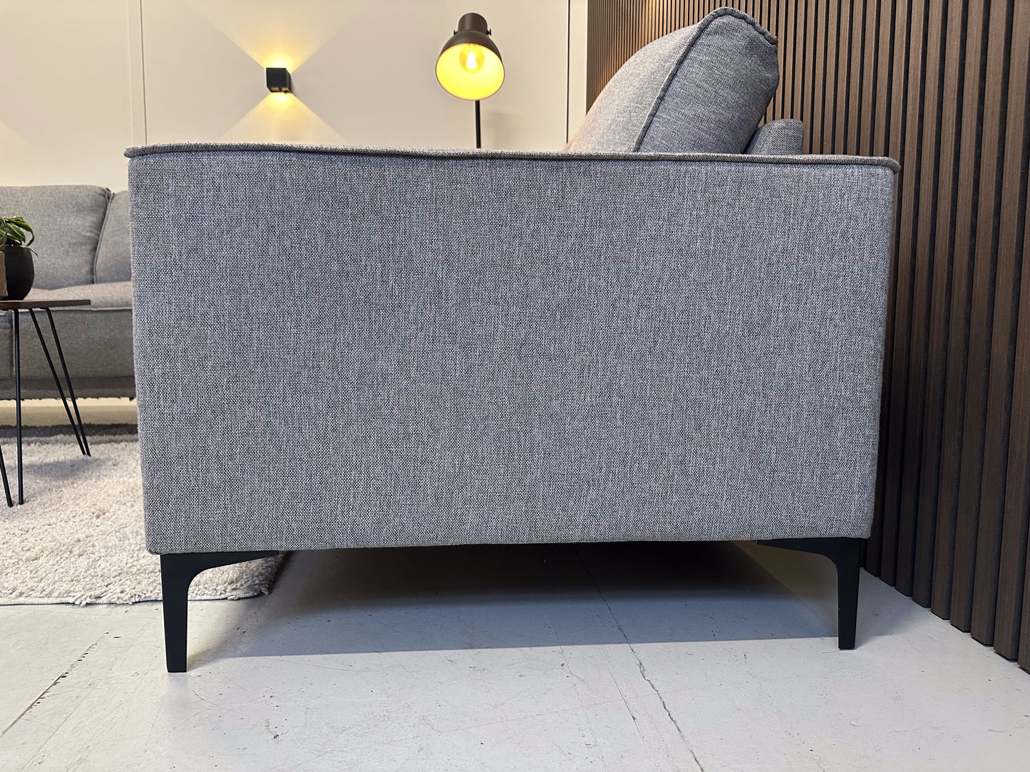 Grijs gemeleerde U-bank