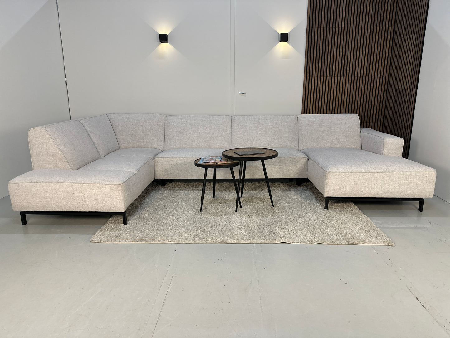 Witte u bank van de zitmaxx