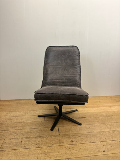 Odin fauteuil van INNO Living concrete-darkbrown