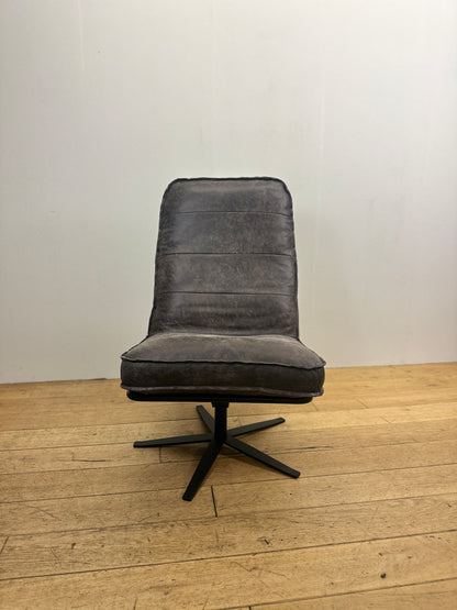 Odin fauteuil van INNO Living concrete-darkbrown