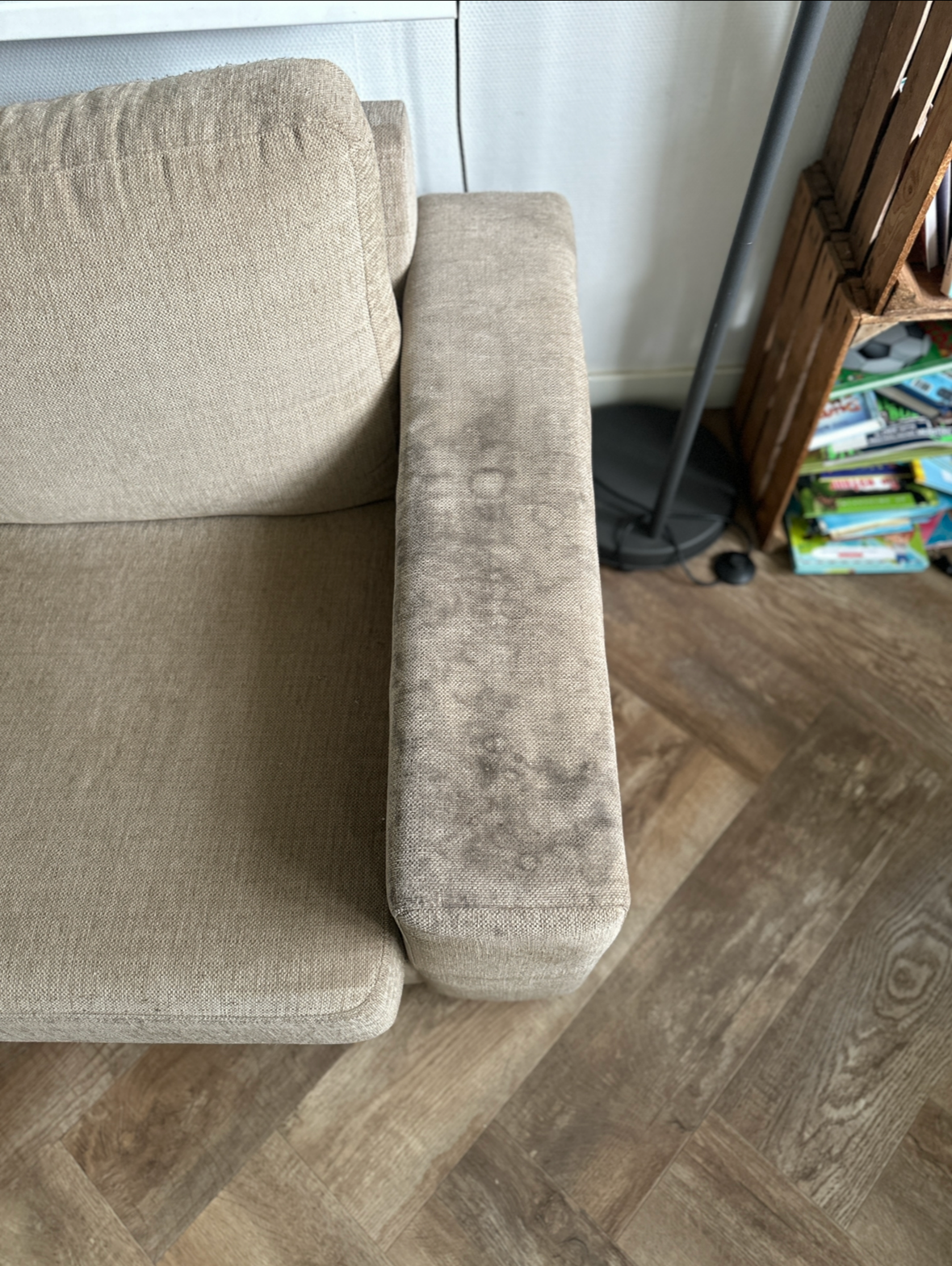 stoffen bank voor reiniging